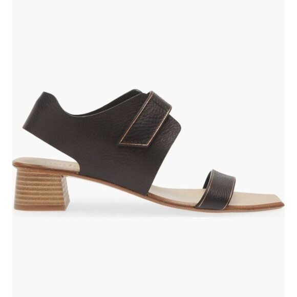 Pedro Garcia Zirel Slingback Block Heel Sandal in Black Size EU 37 / US 7 - Picture 14 of 15